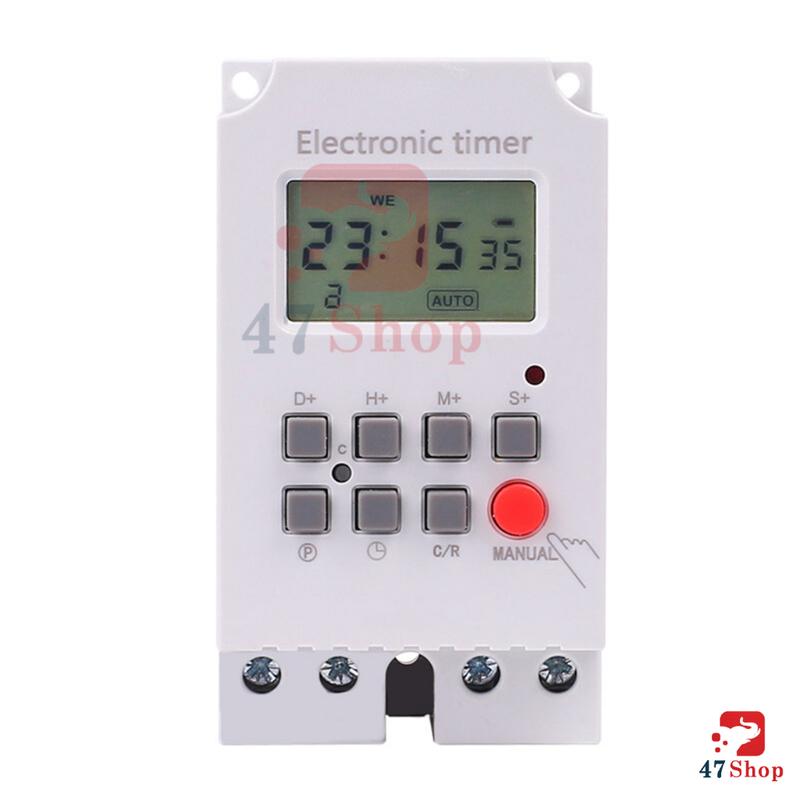 Công tắc hẹn giờ kỹ thuật số KG316S-IIA, KG316S-IIB, 25A, 220VAC, tối thiểu 1 giây - Hẹn giờ thông minh 4