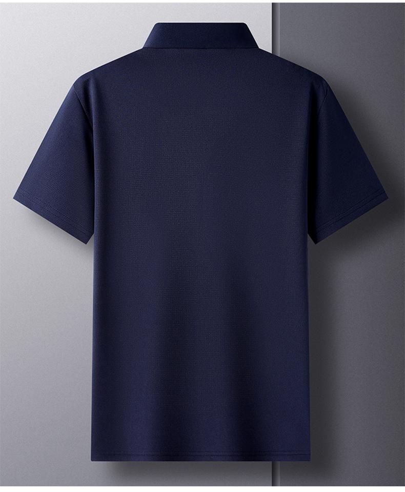 Product Introduction of Short Sleeve Polo Shirt, Summer Cool Pocket Design, Men's T-Shirt, Slim Fit, Fashion, Plain 9