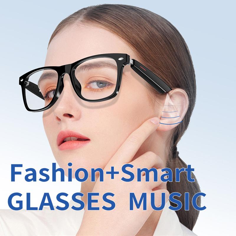New smart wireless bluetooth glasses to listen to music to answer the phone men and women fashion anti-blue light glasses - Image 3