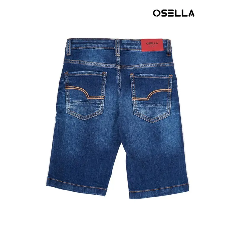 [NEW] Osella Kids Lunar Short Jeans In Dark Blue Medium Wash 22863002A | Celana Jeans Pendek Anak Laki-Laki 3