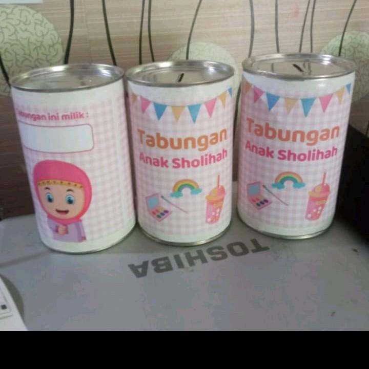 6 pcs souvenir celengan tinggi 14 cm diameter 8cm Anak-anak 2