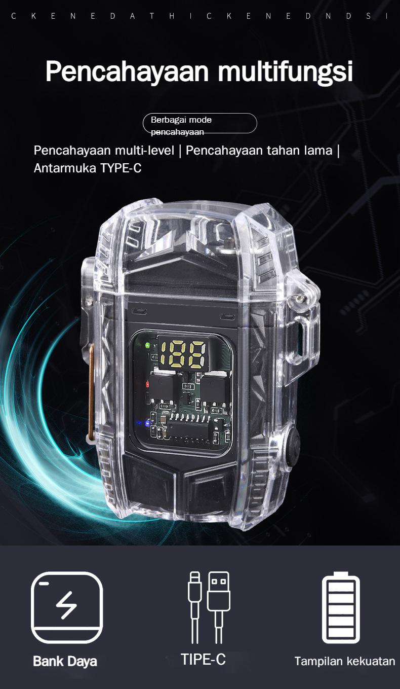 Product Introduction of <Pengiriman Lokal>Tongkol Membawa Rantai Kunci Cahaya Darurat Lampu Portabel Rechargeable Senter LED 23