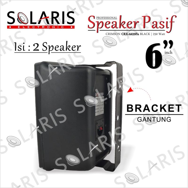 SPEAKER 6 Inch PASIF 2 Way Monitor CRIMSON CRX-A659Fn + BRACKET Isi 2 Pcs Speakers 4