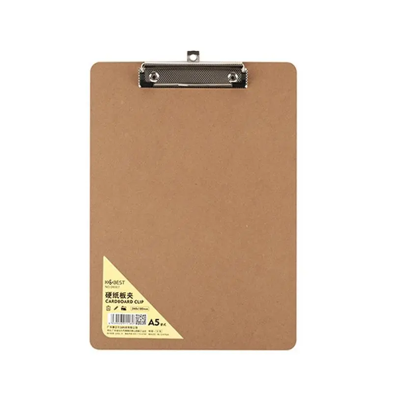Hardboard Clipboard, 1 Count Durable Clipboard, Office Stationery & Supplies for School, Home, Workplace 0