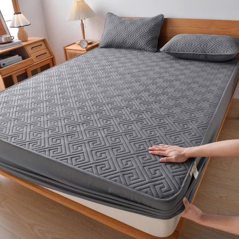 Ga Gối Phi Lụa Trần Bông Cao Cấp Lighthouse - Bọc Nệm 10cm