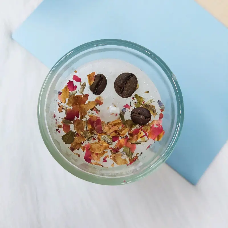 FeudeAnnora - Lilin Aromaterapi Scented Candle with Dried Flowers - Sweets Edition 85gr 2