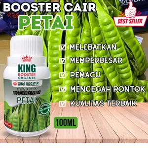 Booster Cair PETAI Organik 100ml Pupuk pemacu pertumbuhan bunga dan buah,mencegah kerontokan bunga.