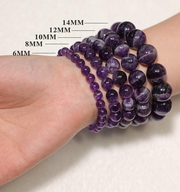 Product Introduction of Natural Fashion Crystal Bracelet Women's Style Purple Quartz Hand Chain Gift Super Value ColourCAT KLM00001 Jewelry Accessories 23