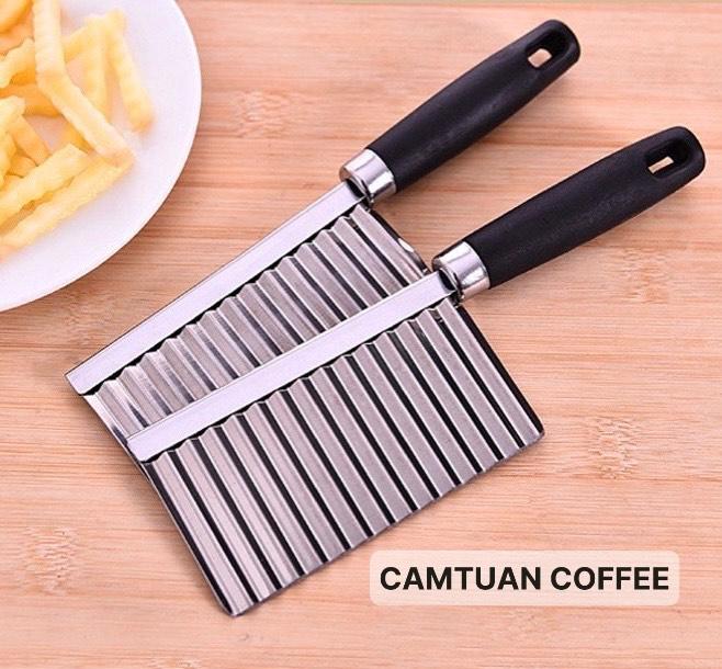 Dao răng cưa cắt thạch, tạo sóng rau câu, hoa quả dụng cụ nhà bếp dài 19cm, nhỏ gọn, tiện lợi