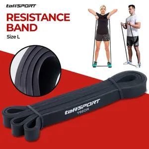 Tali Lateks Olahraga Pull Up Resistance Band Fitness Workout Tali Fleksibel TaffSPORT