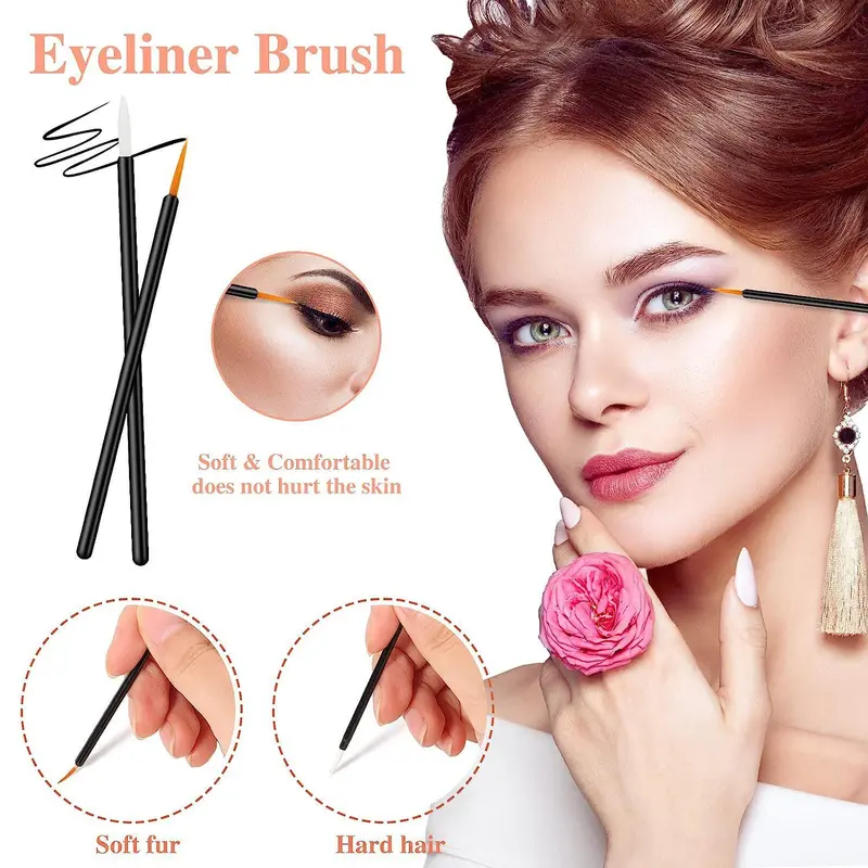 Mixed Styles Disposable Makeup Tool Set, 234pcs Makeup Tool Including Mascara Wands Eyebrow Brushes, Lip Brushes, Hair Clips, Fashion Makeup Tools for Women 6