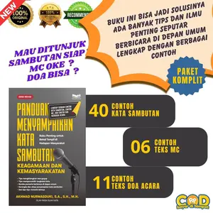 Buku Panduan Menyampaikan Kata Sambutan (ada contoh sambutan, mc dan doa acara)