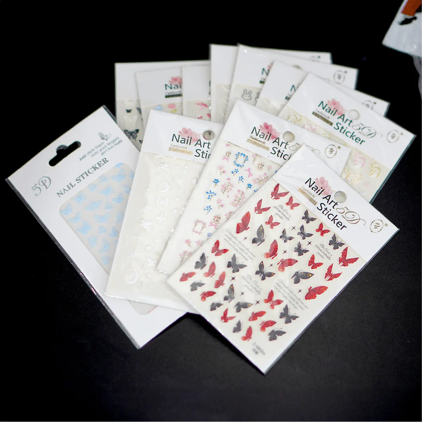 Sticker nail ngẫu nhiên làm nail Nữ Vẽ Nail