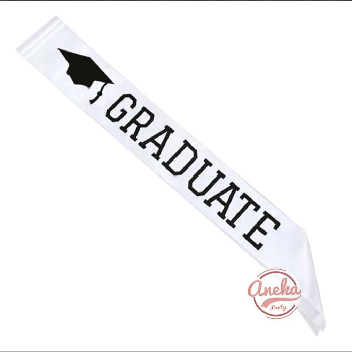 Selempang wisuda Graduated / Selempang Satin wisuda / Sash samir 3