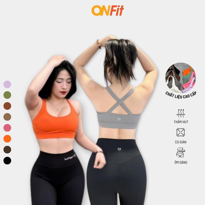 Áo Bra Thể Thao Active Hai Dây Lưng Đan Chéo Có Sẵn Mút Ngực Tập Gym, Yoga, Pilates, Pickleball áo lót thể thao Top Tập Yoga Đồng Sport