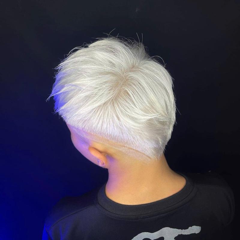 Màu Nhuộm Khói Trắng Tuyết 12.221 AT Khói Bạch Kim Màu Nhuộm AT Cao Cấp Nhuộm Tóc