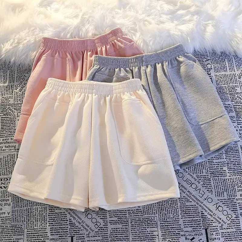 Quần Short Thể Thao Năng Động Xu Hướng 2024 Cạp Chun Rộng Rãi, Thời Trang Mùa Hè Dành Cho Nữ  Women