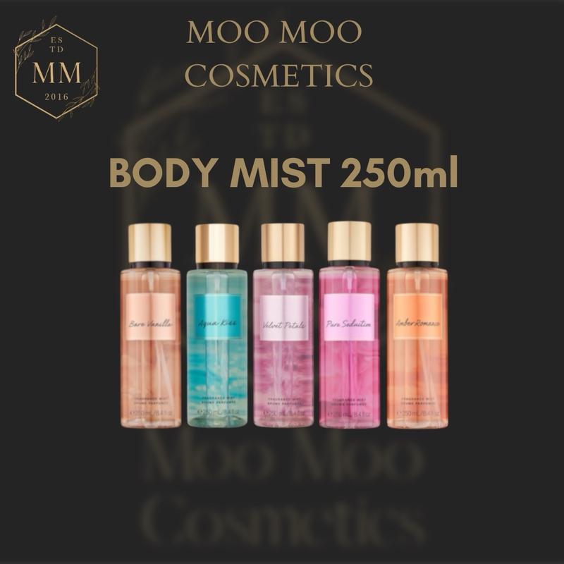 Moomoocos - Xịt Thơm Toàn Thân Body Mist fullsize 250ml nhiều mùi Nữ Cosmetic Perfume Nước Hoa Women Mỹ Phẩm