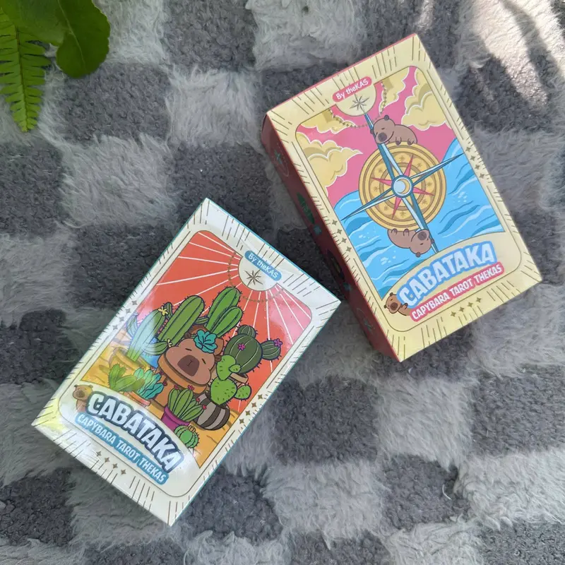 Siêu lạ Bộ bài CAPYBARA TAROT dành cho những tâm hồn bé bỏng cute 1