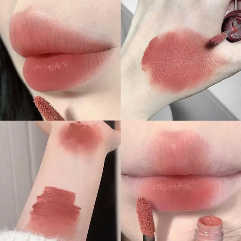 Matte Lip Mud, Long Lasting Easy Coloring Lipstick Suitable for All Occasions Lip Makeup, Girls and Women Makeup Accessory, Christmas Gift 2