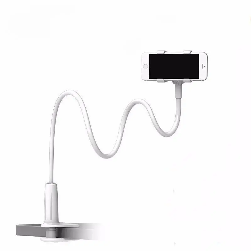 Desktop Phone Holder, Flexible Arm Phone Stand with Clamp, Adjustable Desktop Phone Holder for Home Office, Phone Accessories for iPhone & Android