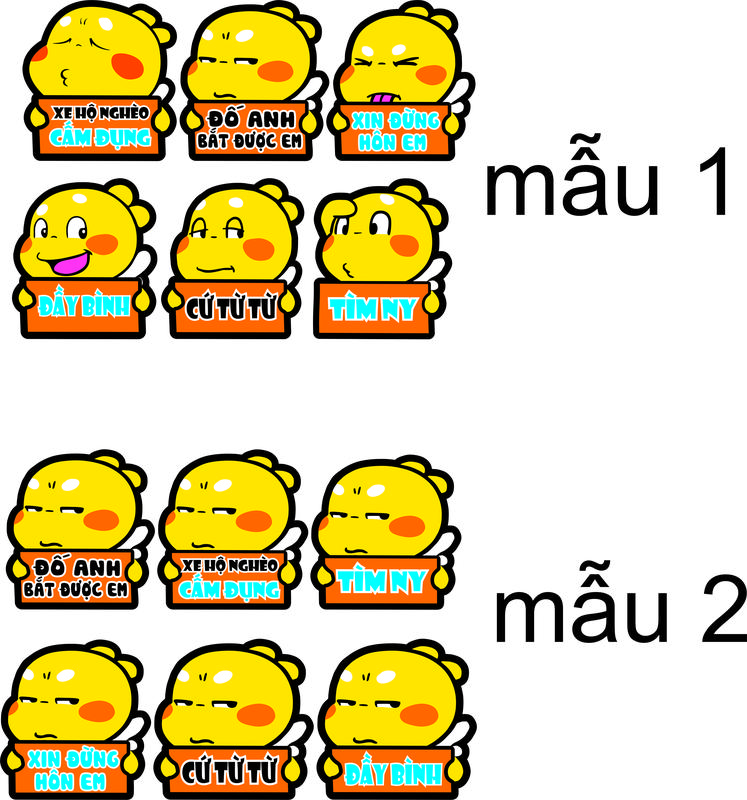 Sticker, decal, icon Khủng long Qoobee hài hước.