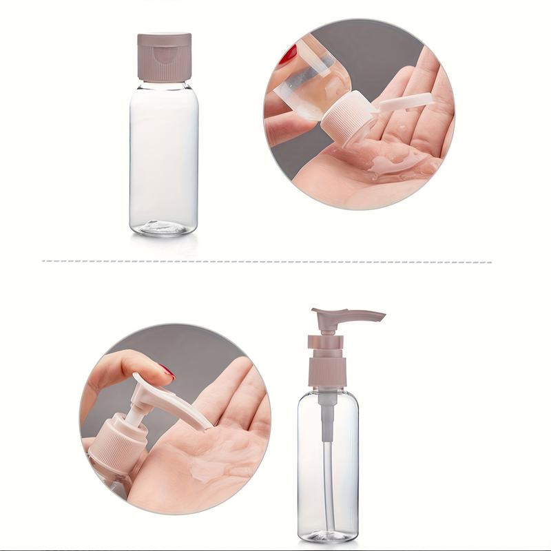Product Introduction of Bộ Chai Du Lịch Có Thể Nạp Lại 11 Cái / bộ Bình Xịt Kem Dưỡng Da Dầu Gội Đầu Sữa Tắm Ống Chai Mỹ Phẩm Hộp Đựng Chất Lỏng Rỗng Dụng Cụ Cầm Tay Nạp Lại Đựng Gia Vị Đựng Đồ Ăn 2