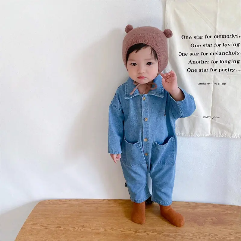 BABY K2 - jumpsuit Baby jeans Bear 2 warna 4