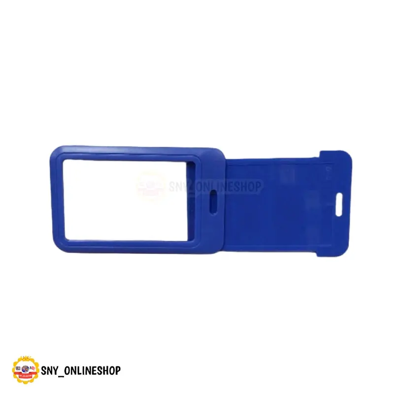 Tempat ID Card Holder Kartu ID Casing Name Tag Polos Sliding 6506 Frame 2