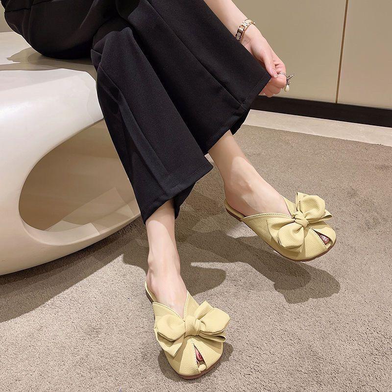 Product Introduction of Dép Nữ, Đế Chống Trượt, Mềm Mại, Có Nơ, Thời Trang, Giày Dép 12