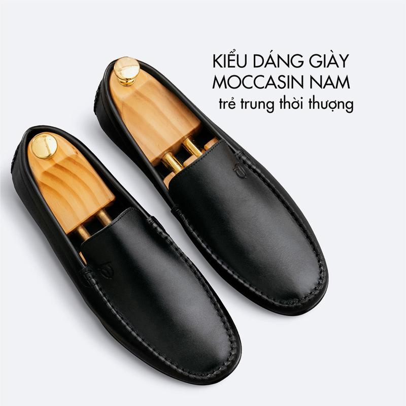 Giày da nam cao cấp TÂM ANH thời trang da bò thật GNTA54.3-D 1