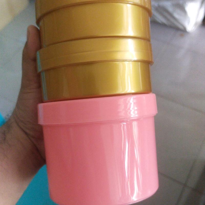 [12 PCS] POT LULUR 500GR/ POT HB 500 ML Pink dan Putih 5
