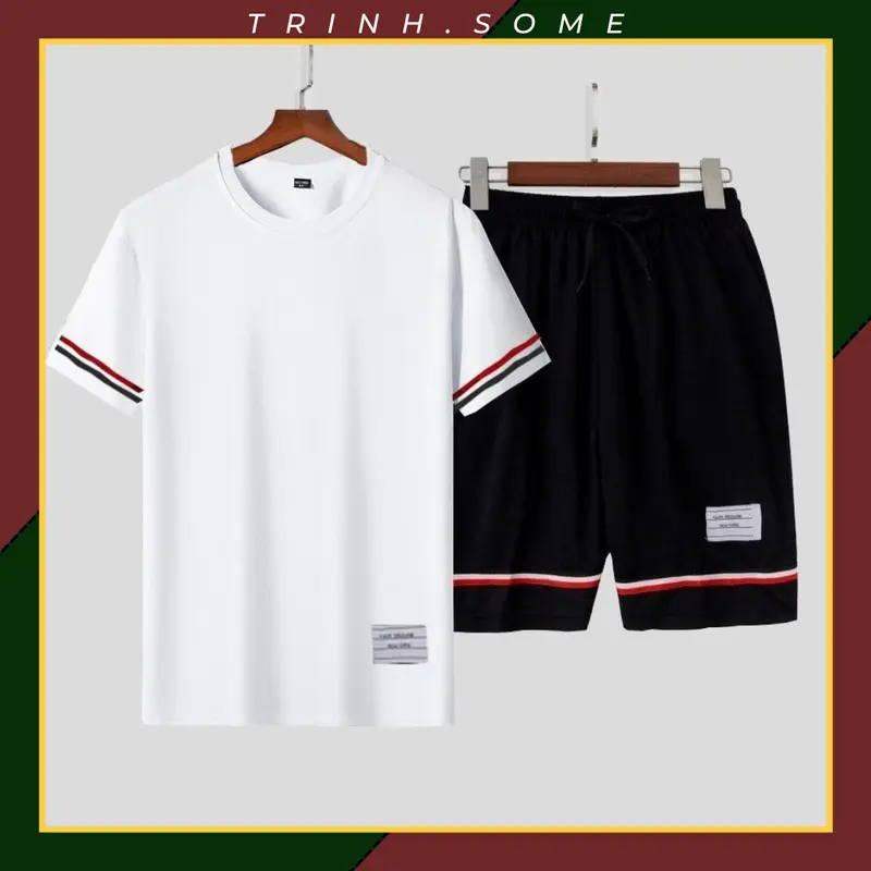 Bộ Thể Thao Nam Mặc Nhà thun lạnh, bộ quần áo hè ngắn tay, Nhung Menswear Đủ size S - 2XL, Thoáng Khí, Thoải Mái thom. Mã SĐ-03 0