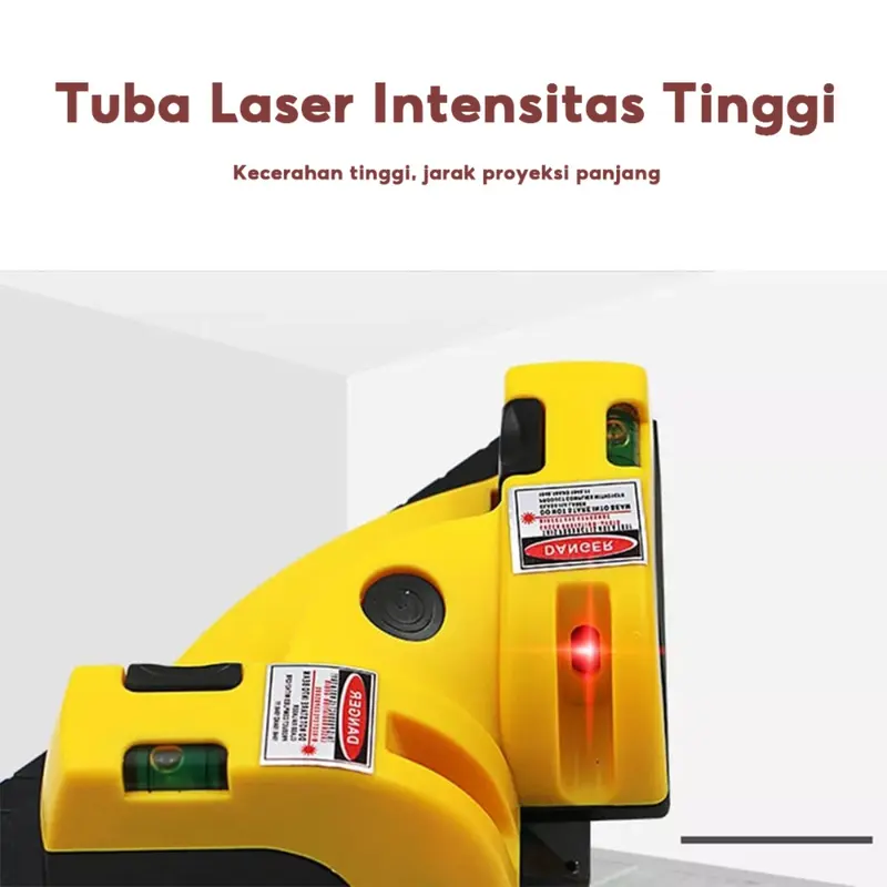 Laser Level Square 90 Waterpass Alat Laser Siku Waterpas Line Sudut Laser Level Alat Ukur 2