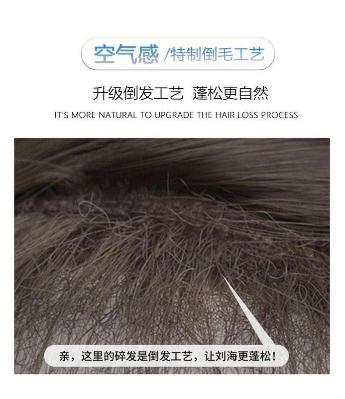 Product Introduction of Women's Fresh Dyed Western Style Youthful-Looking Ear-Hanging Dyed Bobhaircut Breathable Full-Head Wig Fashionable Thin Face-Looking Small 5