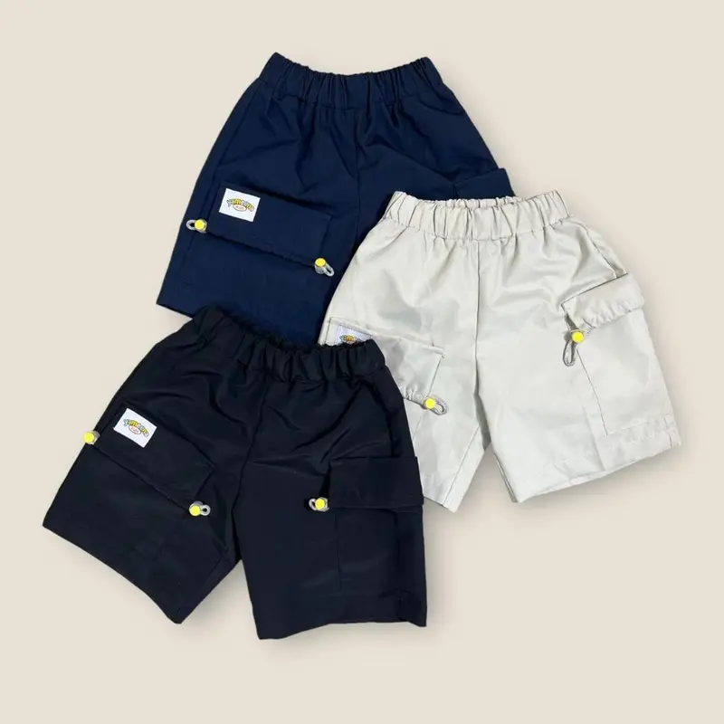 Paket Hemat 3 pcs Kento Board Short Celana Pendek Anak Bawahan Anak Unisex - Cargo Kids Pakaian Fashion 2
