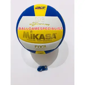 Bola voly 2200 super gold pu bonus pentil dan jaring