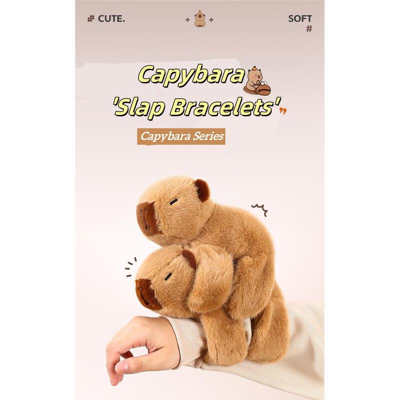 Product Introduction of inch Capybara Plush Doll - Adorable Snap Ring Design, Soft Cuddly Toys for Boys Girls Age 2 3 4 5 6 7 8 Years Old Christmas Birthday Present 6