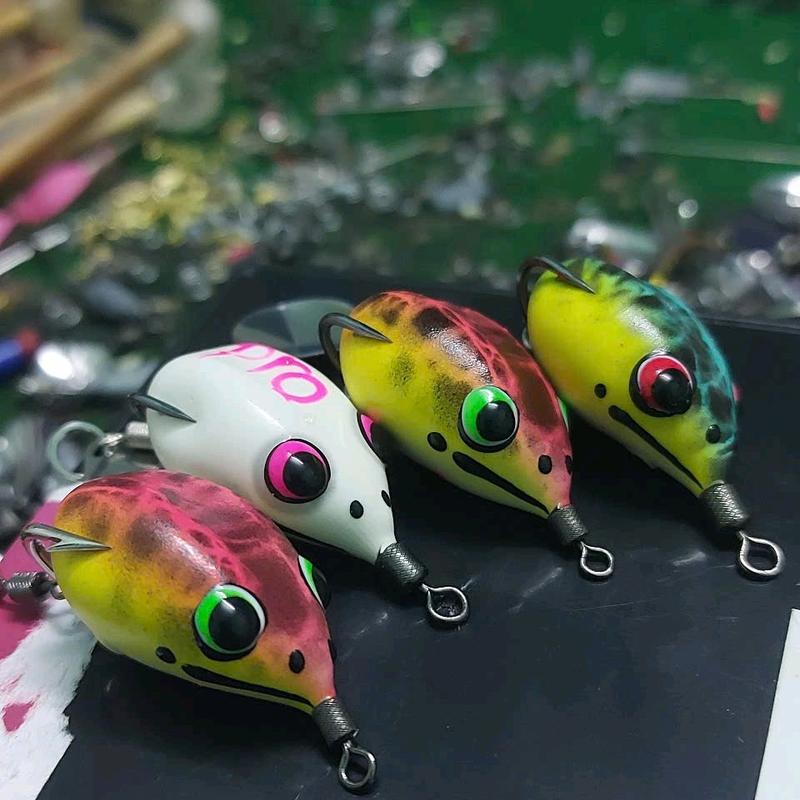 Mồi câu Pro1 dài 2.8cm từ cao su Thái Lan - Bắt Cá hiệu quả - Fishing