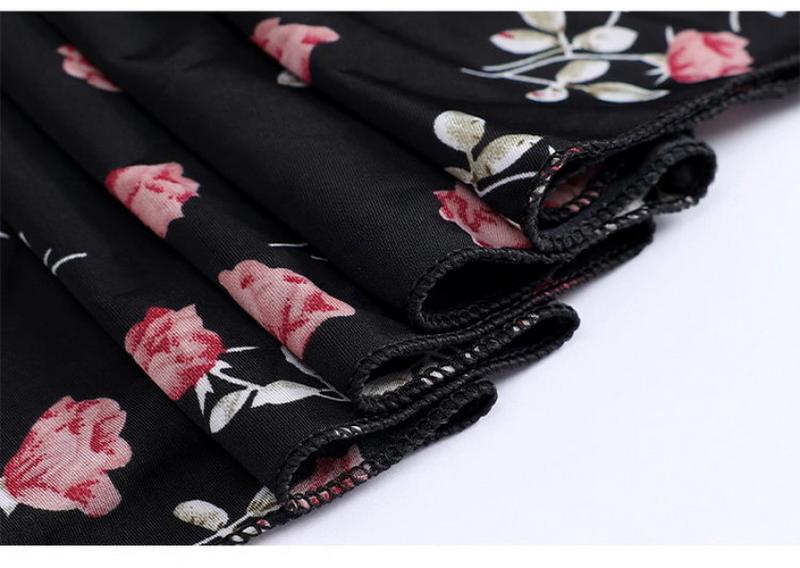 Product Introduction of Váy Mới Cho Mẹ TRUNG NIÊN, Cạp Cao Co Giãn, Thiết Kế Hoa, Thích Hợp Cho Mùa Hè, Dài Trung Bình 72 Dài, Thích Hợp Cho Múa Vuông, Chất Liệu Mỏng, 2024 25