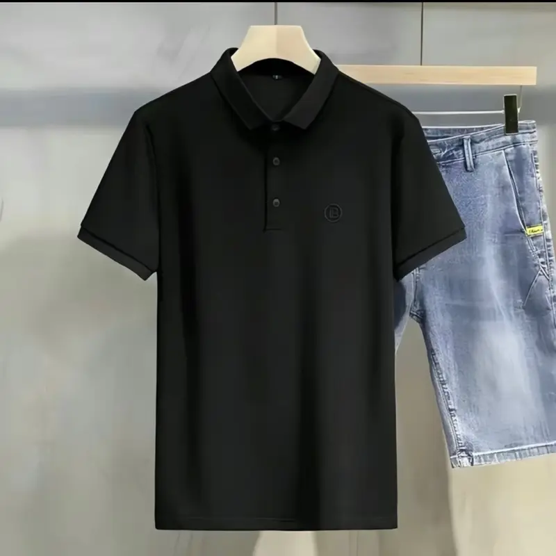 Áo polo nam nữ thêu chữ IB 1