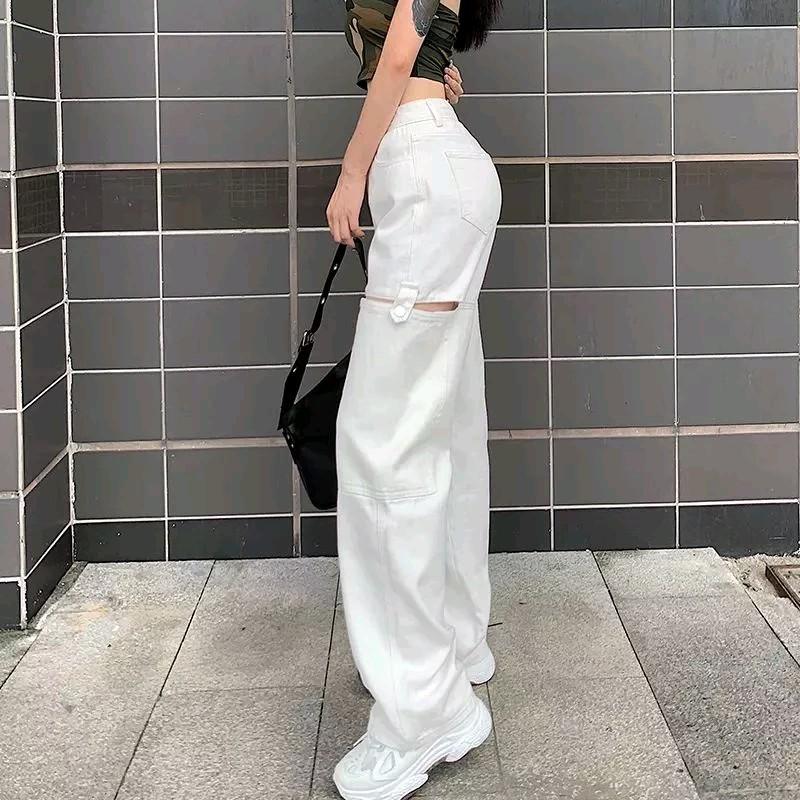 PLANET  wideleg pants celana panjang celana pants  celana Variasi Wanita Casual Kulot 1