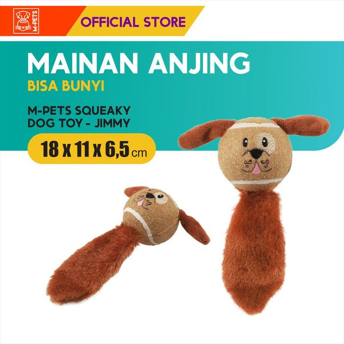 Gambar M-Pets Squeaky Dog Toy Collection / Mainan Anjing Bisa Bunyi - Johnny, Mainan Anjing Bisa Bunyi dari M-Pets Volk Pets Indonesia Kota Tangerang 5 Tokopedia