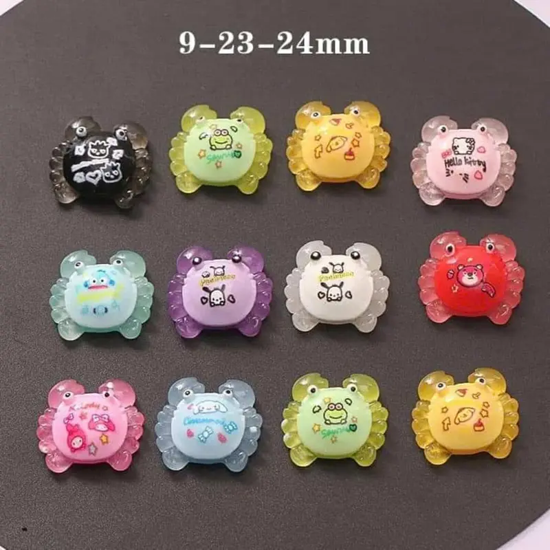 Set 50 túi mù mix ngẫu nhiên mini 2 - 3cm - túi nhân phẩm mix Vỏ Sò, Con Thú, Động Vật mini phát sáng hot trend tiktok douyin Decor phòng. 7