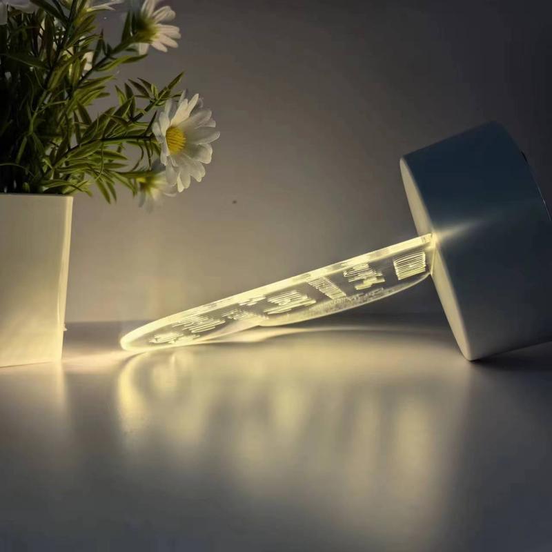 Heart Shaped 3D Night Light, USB Powered To The Mother Design LED Desk Lamp, Decorative Night Light For Bedroom 2