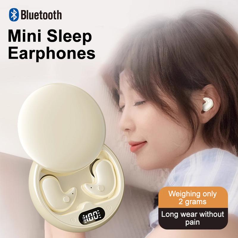 Tai Nghe Không Dây Khi Ngủ Vô Hình, YOVONINE, Tai Nghe Bluetooth 5.3 TWS, Tai Nghe Ẩn, Tai Nghe Chống Nước, Thích Hợp Cho Samsung, Huawei Và iPhone