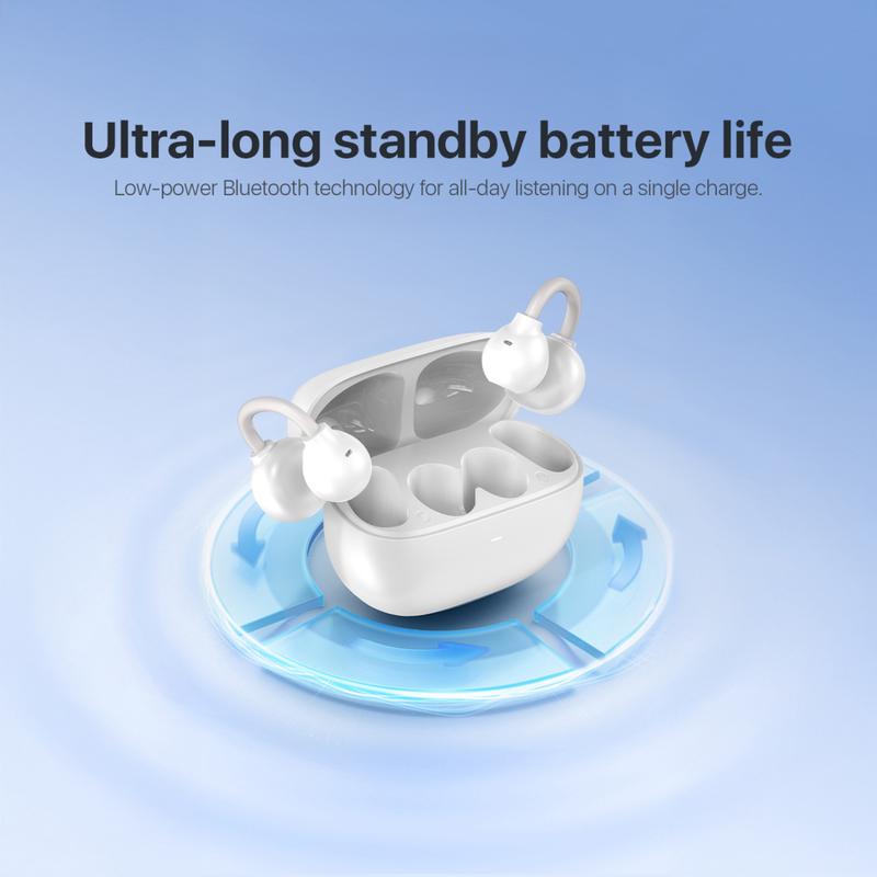 [Exclusive Katakay85] KiiP Wireless DTH12 OWS Ear Clip Earphone Bluetooth TWS AI Noise Cancellation Stereo 5