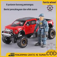 Gambar Ferris Wheel 6 roda kendaraan Raptor lapis baja kendaraan off-road model kendaraan inersia berisi musik dan pencahayaan - 7759-FordRaptor-Red dari Ferris Wheel Toys Store Kab. Tangerang 1 Tokopedia