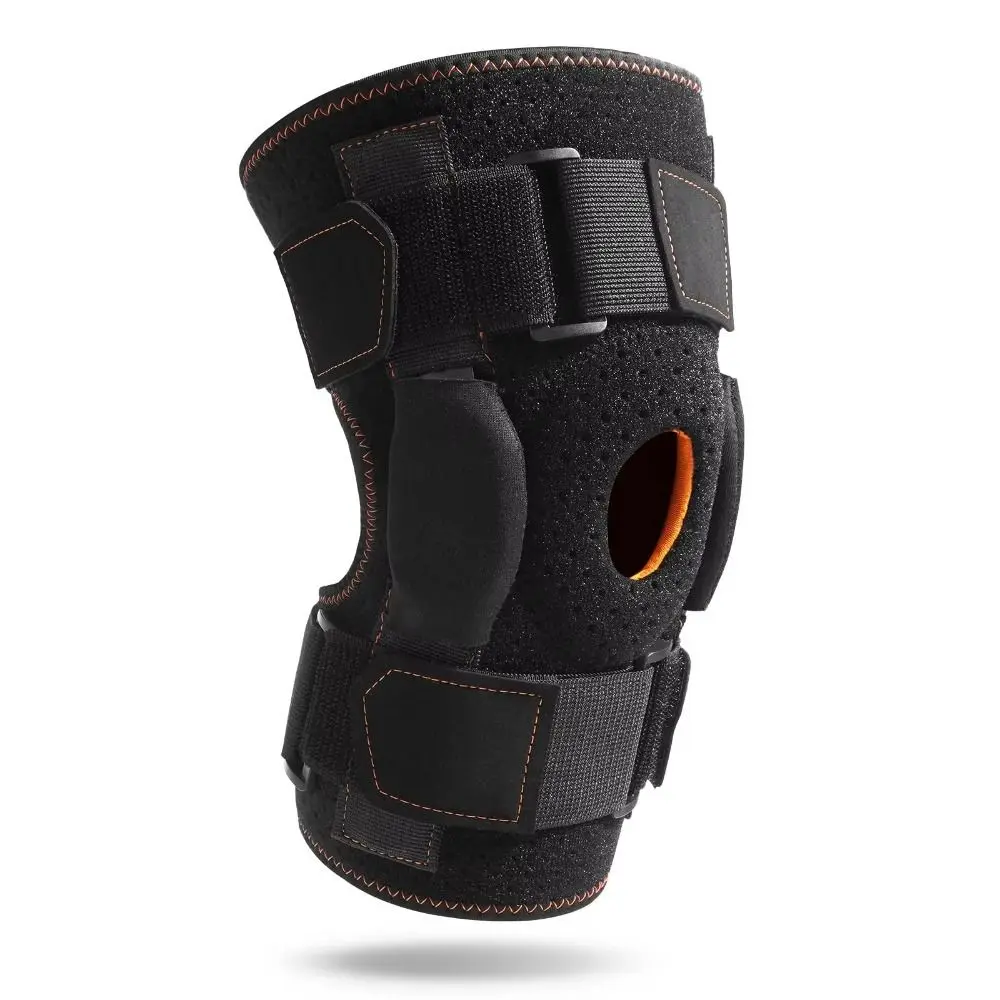 Sports Gear Compression Knee Brace Knee Protector Open Patella Knee Pad Sleeve Ajustable Strap Breathable Knee Support Orthopedic