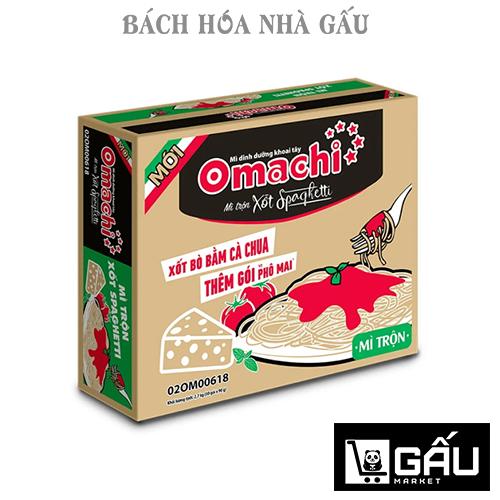  Thùng 30 Gói Mì Trộn Khoai Tây Sốt Spaghetti Omachi 91g 